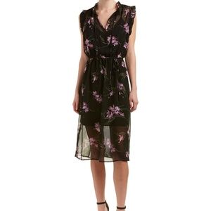 BB Dakota Sarah Floral Print Midi Dress NEW